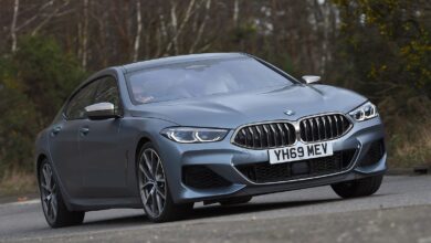 BMW 8 Series Gran Coupe 2020 RHD front tracking
