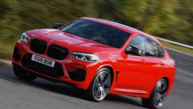BMW X4 M Competition 2019 RHD front left cornering